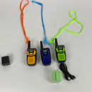 Walkie Talkies 3 Pack, Rechargeable Easy to Use Family Walky Talky Long Range 2 Way Radio Gift with NOAA Weather Channel Micro-USB Charger/Battery/Lanyard Hiking Camping Trip