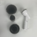 FRUITEAM Electric Spin Scrubber Cordless Bathroom Shower Scrubber Power Brush Floor Scrubber with 3 Replaceable Cleaning Brush Head & Adjustable Extension Handle for Home, Silver