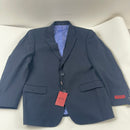 Raphael Men's Regular Classic Fit Dark Blue 2 Button Mens Suit Size 38S