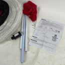 42" Lighted Pop-Up Snowman White/Black/Red-Multi Color Lights