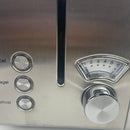Toaster 2 Slice, whall Stainless Steel,Bagel Toaster with Removable Crumb Tray, for Various Bread Types 850W
