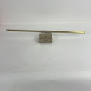 Makena 28 in. Gold Dimmable Integrated LED Metal Wall Sconce