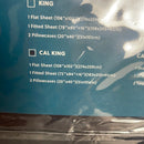 Bedsure 100% Bamboo Sheets California King Black - Deep Pocket California King Sheets Set Up to 18 inches Mattress , Cooling Sheets Set 3PCs for California King Size Bed Super Soft Breathable