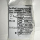Brother Mobile PTE500 Handheld Labeling Tool, USB Interface, Li-ion, Auto Cut, Carrycase