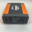 Ampeak 2000W Inverter 12V to 110V Power Inverter Digital LCD Display 3AC Outlets 2.1A USB Safe Car Inverter ETL Certified