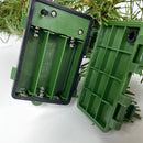 9' Norwood Fir Garland with LED Lights Green
