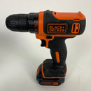 BLACK+DECKER 12V MAX Drill & Home Tool Kit, 60-Piece (BDCDD12PK)