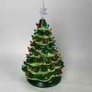 Lighted Ceramic Tree Green