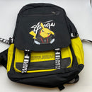 WZCSLM 15.6 Inch Stylish Computer Backpack Teens Bag College School Casual Daypack With USB Port Travel Business Work Backpack Laptop Bag for Men/Women Cartoon Glow at nightPattern (yellow)