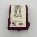 Stacey 54"Wx63"L Ruffled Panel Pair Merlot 54"W x 84"L