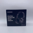 Active Noise Cancelling Headphones, HROEENOI JZ02 Bluetooth Headphones, Wireless Over Ear Headphones with CVC 8.0 Microphone Deep Bass Headset, 40 Hours Playtime for Travel Work TV Phone - Black