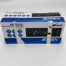 JENSEN MPR210 7 Character LCD Single DIN Car Stereo Receiver | Push to Talk Assistant | Bluetooth Hands Free Calling & Music Streaming | AM/FM Radio | USB Playback & Charging | Not a CD player