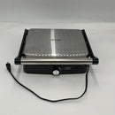 OSTBA Panini Press Grill Indoor Grill Sandwich Maker with Temperature Control, 4 Slice Non-stick Versatile Grill, Opens 180 Degrees to Fit Any Type or Size of Food, Removable Drip Tray, 1200W
