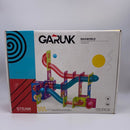 Magnetic Tile Marble Run for Kids, GARUNK 135 Pcs Clear Color 3D Magnetic Building Blocks, Magnetic Ball Run Toys, Child Brain Developem Toys, Gift for Boys Girls Aged 8+ Years Old