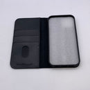 TUCCH Wallet Case for iPhone 12 Pro/iPhone 12 5G, Premium PU Leather Flip Folio Cover with Card Slot, Stand Book Design [Shockproof TPU Interior Case] Compatible with iPhone 12/12 Pro 6.1-inch, Black