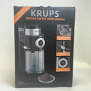 KRUPS Precision Grinder Flat Burr Coffee for Drip/Espresso/PourOver/ColdBrew, 12 Cup, Black