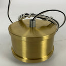 Mini Pendant Ceiling Light Fixture for Kitchen Island, HAHZT Gold Hanging Light with Frosted Glass, Modern Chandelier, Restaurant, Dining Room Bar Adjustable Pendant Lighting (No Bulbs)