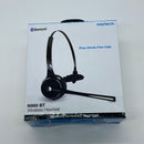 Naztech N980 BT Wireless Headset w/Charging Base, Noise Cancelling Mic, Multipoint Device Connection [Wireless Telephone Headset w/USB, Work-from-Home Connection], Black