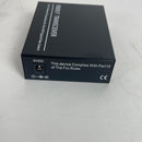 A Pair of 1.25G/s Bidi Gigabit Multi-Mode Fiber Ethernet Media Converter with 2PCS Bidi SFP LC Dual Transceiver Module Included, 10/100/1000Base-Tx to 1000Base-SX SMF RJ45 to SFP Slot up to 550M