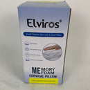 Elviros Cervical Memory Foam Pillow, Contour Pillows for Neck and Shoulder Pain, Ergonomic Orthopedic Sleeping Neck Contoured Support Pillow for Side Sleepers, Back and Stomach Sleepers (Dark Grey-S)