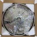 Crystal Mini Chandelier White Modern Ceiling Light Fixtures Flush Mount Ceiling Lights Drum Fabric Pendant Lighting for Dining Room