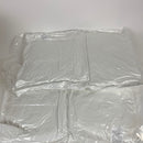 Set of 2 White Goose Feather Bed Pillows - Soft 600 Thread Count 100%Cotton, Medium Firm,Soft Support Surround Fill Polyester Queen Size,White Solid (Queen Size:2 Pillows)