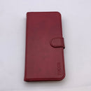 TUCCH iPhone Xs Max Case, PU Leather Xs Max Wallet Case with RFID Blocking Card Slot, Stand Folio Cover, Auto Wake/Sleep Wireless Charging Shockproof TPU Shell Compatible with iPhone Xs Max Dark Red