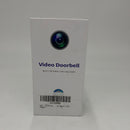 WiFi Wireless Video Doorbell Camera with Chime,IP65 Waterproof,720P HD with Real-time Video,2.4GHz WiFi,Two-Way Talk and PIR Motion Detection Wide Angle,Night Vision ,Cloud Storage (Black)