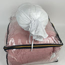 Cindyrella 10-piece Comforter Set Dusty Rose Full + Queen