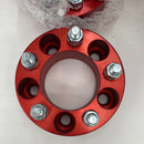 Set of 4 Wheel Spacers-5x4.5 2" 82.5mm Red