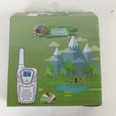 Walkie Talkies 3 Pack Rechargeable, Easy to Use Long Range Walky Talky Handheld Two Way Radio with NOAA for Hiking Camping (1Blue & 1Green & 1Silver with Relugar Micro-USB Charger/Batteries)