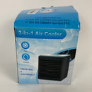 Mini Air Conditioner - Portable Air Conditioners, 3 Speeds USB Powered Mini Air Cooler for Personal Space, 2000mAh Rechargeable Battery for 4H Cooling, Evaporative Air Cooler for Room/Office/Camping