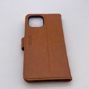 TUCCH Wallet Case for iPhone 12 Pro Max 5G, Magnetic PU Leather Stand Flip Folio Phone Cover with TPU Protective Inner Shell, RFID Blocking Card Slots Compatible with iPhone 12 Pro Max, Light Brown