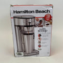 Hamilton Beach Scoop Single Serve Coffee Maker, Fast Brewing, Stainless Steel (49981A)