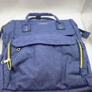 Laptop Backpack Women Teacher Backpack Nurse Bags, 15.6 Inch Womens Work Backpack Purse Waterproof Anti-theft Travel Back Pack with USB Charging Port (Navy Blue)