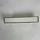 Goo-Ki 6 Pack Pure Brass Matte Finger Pulls 3.8''Hole Center Nordic Modern Minimalist Cabinet Handles Brushed Brass Finish Drawer Pulls Champagne Gold Drawer Pulls Cabinet Hardware Dresser Pulls