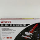 Tube Bender Kit Refrigeration Ratcheting Tubing Benders with Reverse Bending Attachment Hand Tool 1/4 to 7/8 Inch