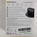 EarFun® Free 2 Wireless Earbuds, Qualcomm® CVC™ 8.0 Call Noise Reduction, Bluetooth 5.2 True Wireless Earbuds, Sweatshield™ IPX7 Waterproof Bluetooth Headphone, aptX™ Deep Bass, Low Latency, 30Hrs