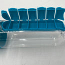 Water Bottle With Built-In Daily Pill Box Organizer, Blue