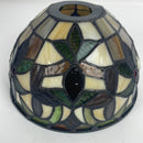 Quoizel TFKM1508VB Kami Tiffany Mini Pendant Lighting, 1-Light, 100 Watts, Vintage Bronze (9'' H x 8'' W)