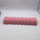 SNPE Wave Pillow (Pink). Posture Correction Exercise Tool for Back, Shoulder and Neck. Half Foam Roller (ABS) for Relaxing Hip Muscle and Calf Stretching.