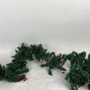 Joiedomi 9Ft Artificial Christmas Garland Prelit with 100 LED Lights, 27 Pine Cones, 27 Red Berries for Home & Office Christmas Decorations (Battery Powered, Batteries not Included)