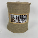 Wlflash Burlap Table Runner 12 Inch by 50 Yards Natural Jute Hessian Burlap Roll Crafts Fabric Rolls with Sewn Edges for Country Rustic Party Wedding Decorations Farmhouse Kitchen Decor(12" x50Yard)