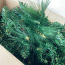 Joiedomi 9Ft Prelit Artificial Christmas Garland with 50 Warm LED Lights, Decorated with Pine Cones, Berry Clusters, for Holiday Outdoor & Indoor Christmas Decorations