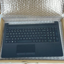 Replacement for HP 15-DA 15-DB 15-DR 15-DA0053WM 15-DA0012DX 15-DA0073WM Trackpad AHS US 15.6" Laptop Upper Case Palmrest Keyboard Touchpad Assembly Part L20387-001 AP29M000400 Black