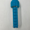 Water Bottle With Built-In Daily Pill Box Organizer, Blue