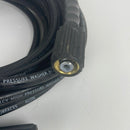 TOOLCY Power Washer Replacement Hose 3300PSI 50 ft x 1/4" inch, fit all M22-14mm pressure washer extension hose