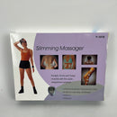 Y-1018 Slimming Massager Pulse Muscle Burn Fat Pain + 4 Massage Pads Silver