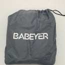 BABEYER Dog Bike Basket Carrier, Expandable Soft-Sided Pet Carrier Backpack for Bike Riding, 4 Open Doors, 4 Mesh Windows for Medium Cats Dogs Puppies