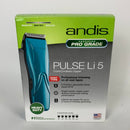 Andis 73515 Pulse Li 5 Cord/Cordless Grooming Clipper for Dogs, Cats and Equine, Teal